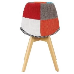 Esszimmerstuhl 1 Stück Design Stuhl Leinen Küchenstuhl Holz Mehrfarbig -Möbel Store designer esszimmerstuhl aus holz mit leinenbezug model lisa4 1280x1280