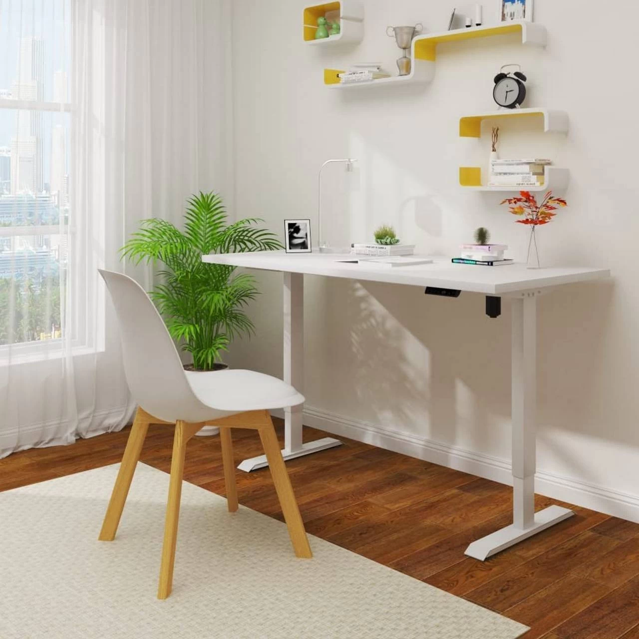 Schreibtisch-Gestell Elektrisch Höhenverstellbare Schreibtischständer 3 Schreibtisch-Gestell Elektrisch Höhenverstellbare Schreibtischständer – Bild 3