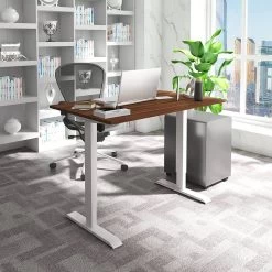 Schreibtisch-Gestell Elektrisch Höhenverstellbare Schreibtischständer 14 Schreibtisch-Gestell Elektrisch Höhenverstellbare Schreibtischständer -Möbel Store hoehenverstellbarer Schreibtisch elektrisch mit Motor 4 Memory Steuerungen TS152ws weiss3 1280x1280