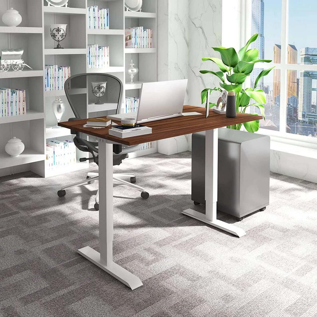 Schreibtisch-Gestell Elektrisch Höhenverstellbare Schreibtischständer 5 Schreibtisch-Gestell Elektrisch Höhenverstellbare Schreibtischständer – Bild 5