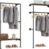 Industrielle Kleiderstange Wand,Garderobe Für Begehbaren Kleiderschrank