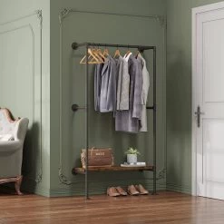 Industrielle Kleiderstange Wand,Garderobe Für Begehbaren Kleiderschrank 9 Industrielle Kleiderstange Wand,Garderobe Für Begehbaren Kleiderschrank -Möbel Store industrielle Kleiderstange set Wand Garderobe f r begehbaren Kleiderschrank SRY41shei SRY42shei schwarz3 1280x1280